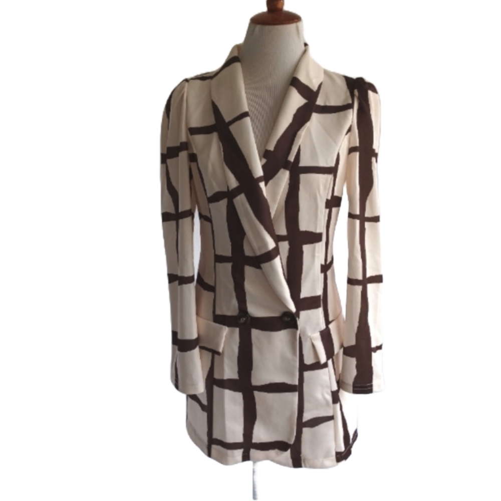 SHEIN DOUBLE BRESTED BLAZER  SIZE 8/10
